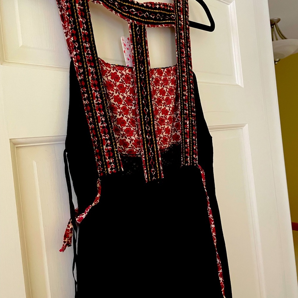 Free people tunic/dress.  Triple strap back.